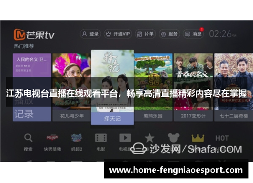 江苏电视台直播在线观看平台，畅享高清直播精彩内容尽在掌握